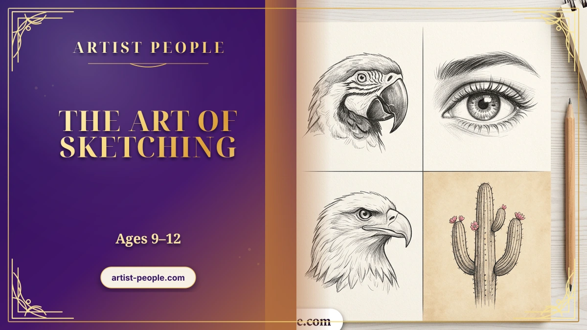 The art of Sketching class - Ages 9-12